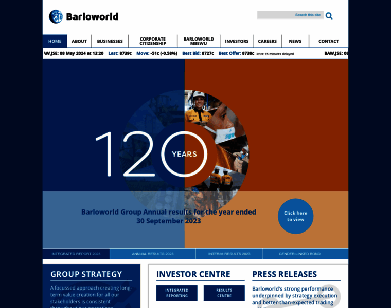 Barloworld.com thumbnail