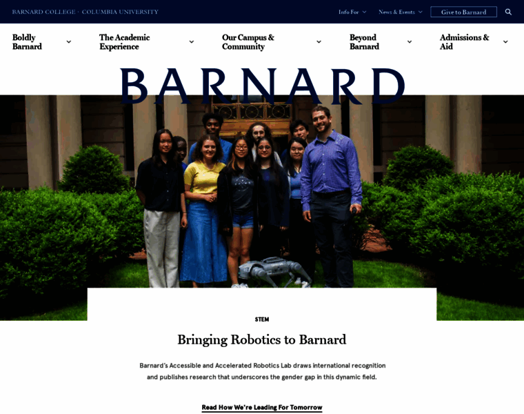 Barnard.edu thumbnail