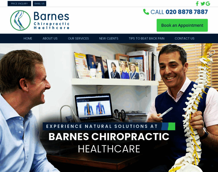 Barnes-chiropractic.co.uk thumbnail