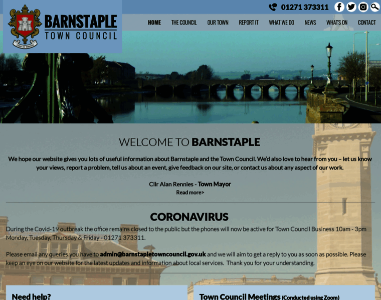 Barnstapletowncouncil.co.uk thumbnail