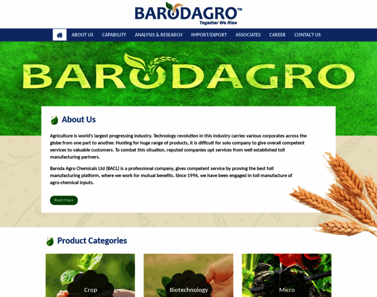 Barodaagro.com thumbnail