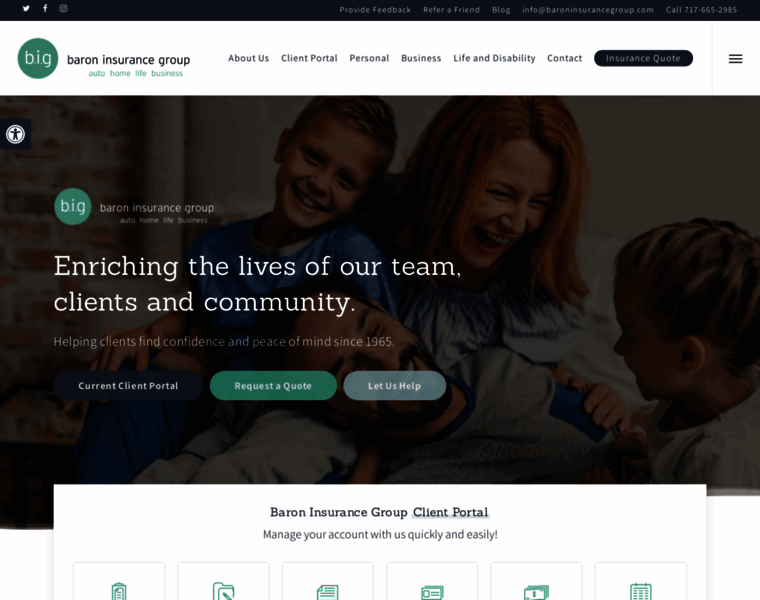 Baroninsurancegroup.com thumbnail