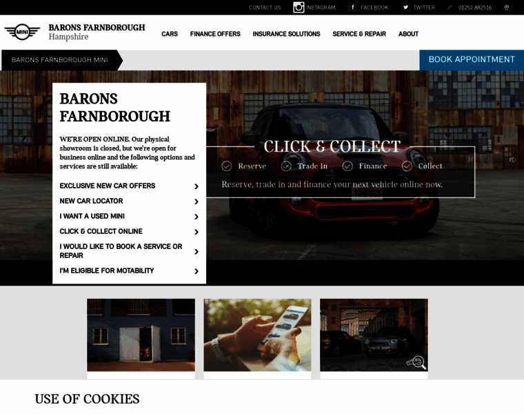 Baronsfarnboroughmini.co.uk thumbnail