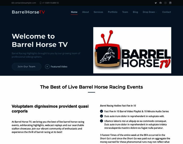 Barrelhorsetv.com thumbnail