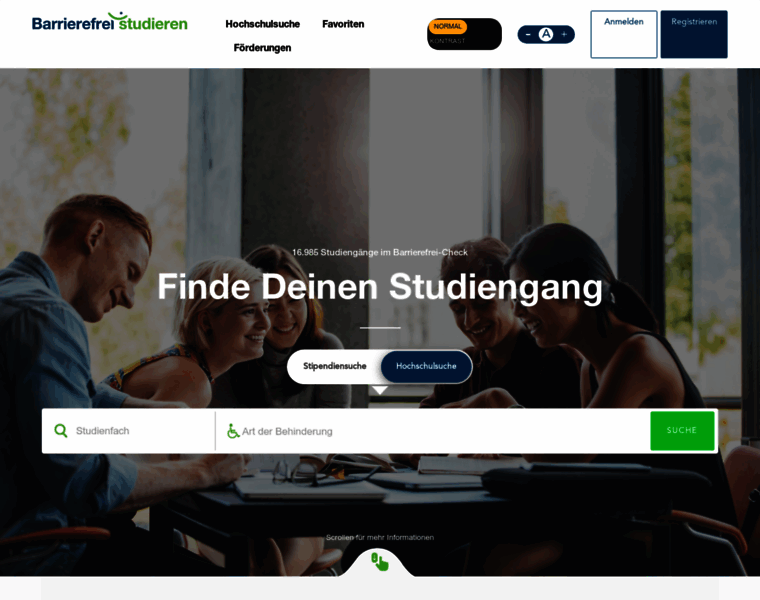 Barrierefrei-studieren.de thumbnail