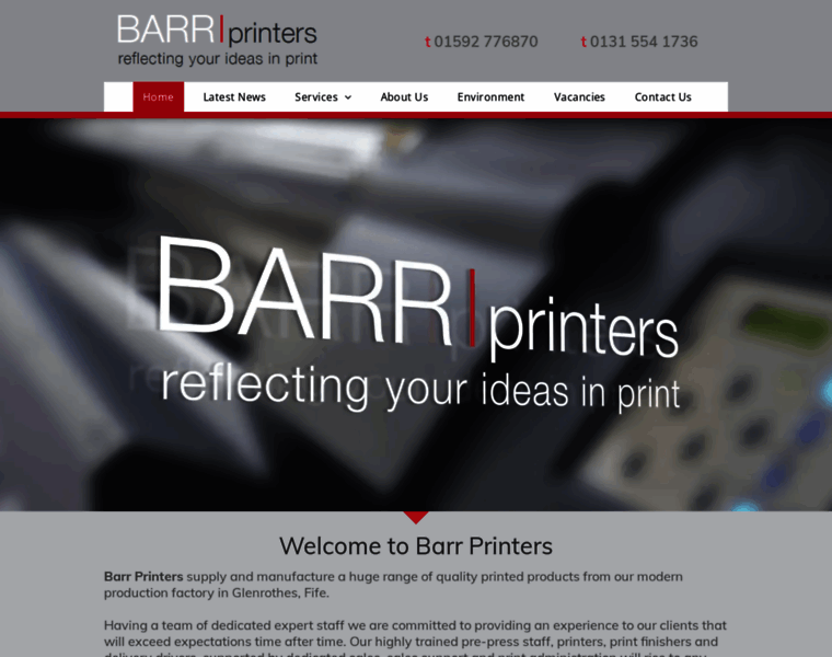 Barrprinters.co.uk thumbnail