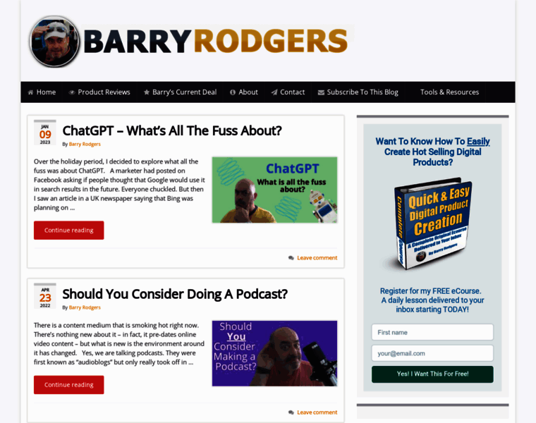 Barryrodgers.com thumbnail