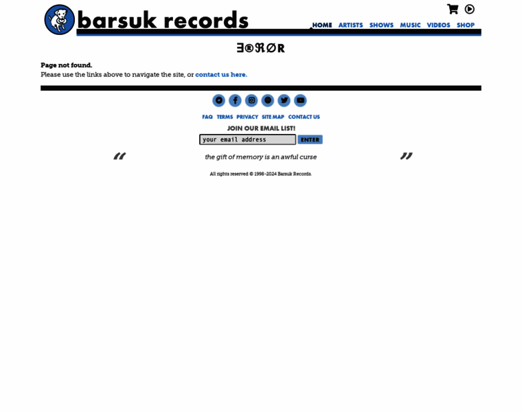Barsuk.com thumbnail