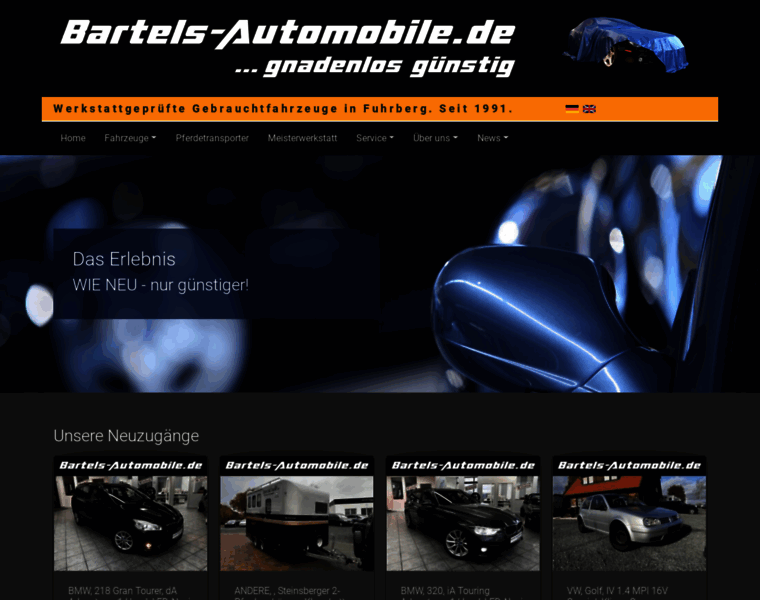 Bartels-automobile.de thumbnail
