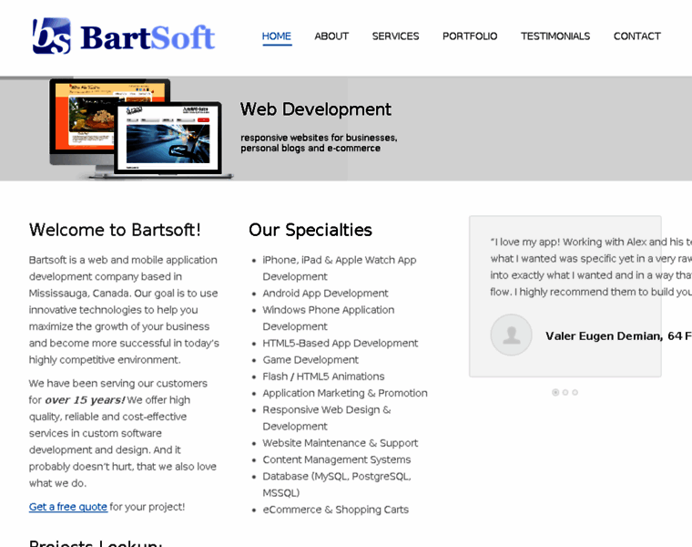 Bartsoft.com thumbnail