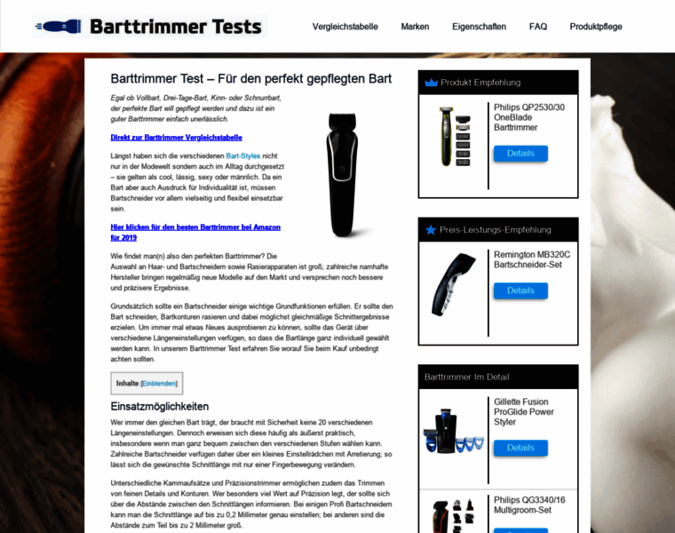 Barttrimmertests.com thumbnail