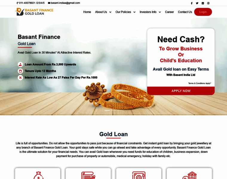 Basantfinance.com thumbnail