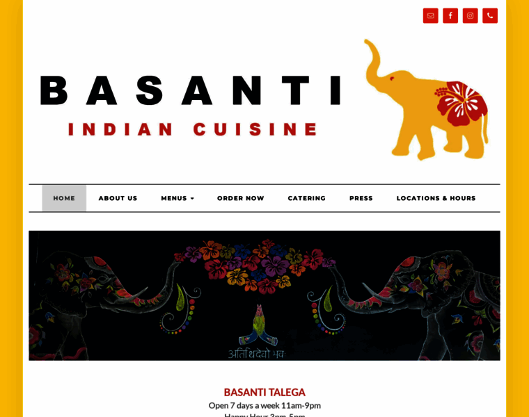 Basantirestaurant.com thumbnail