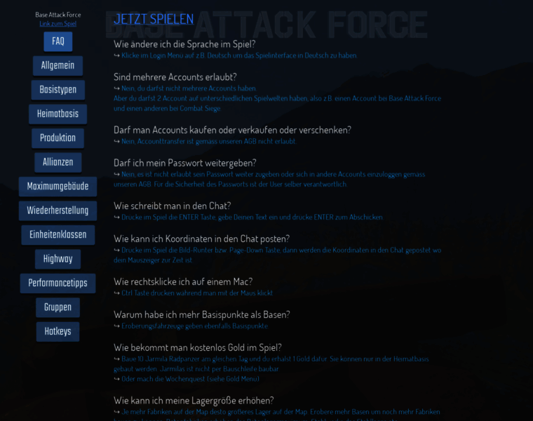 Baseattackforce.info thumbnail