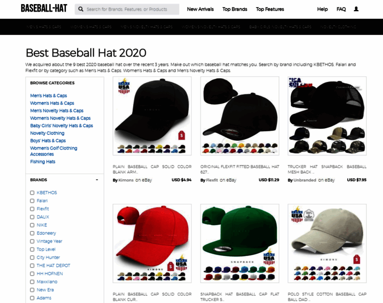 Baseball-hat.org thumbnail