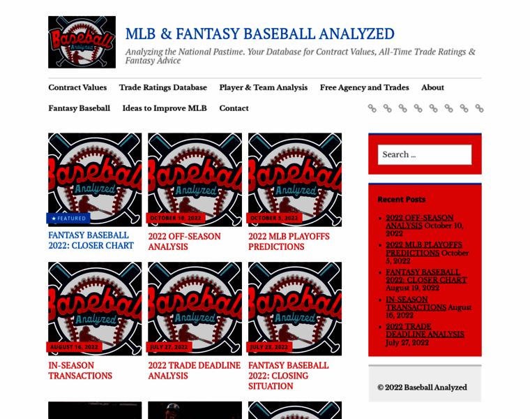 Baseballanalyzed.com thumbnail