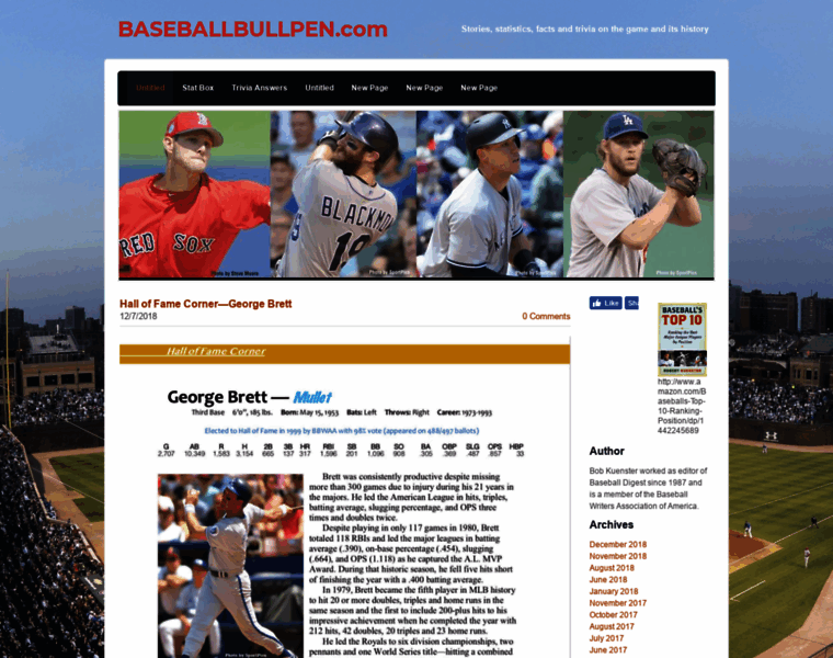 Baseballbullpen.com thumbnail