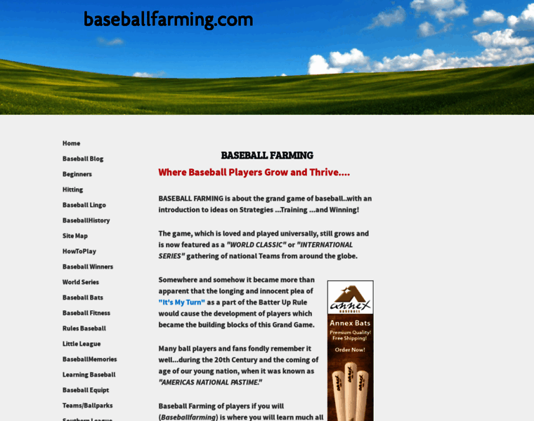 Baseballfarming.com thumbnail