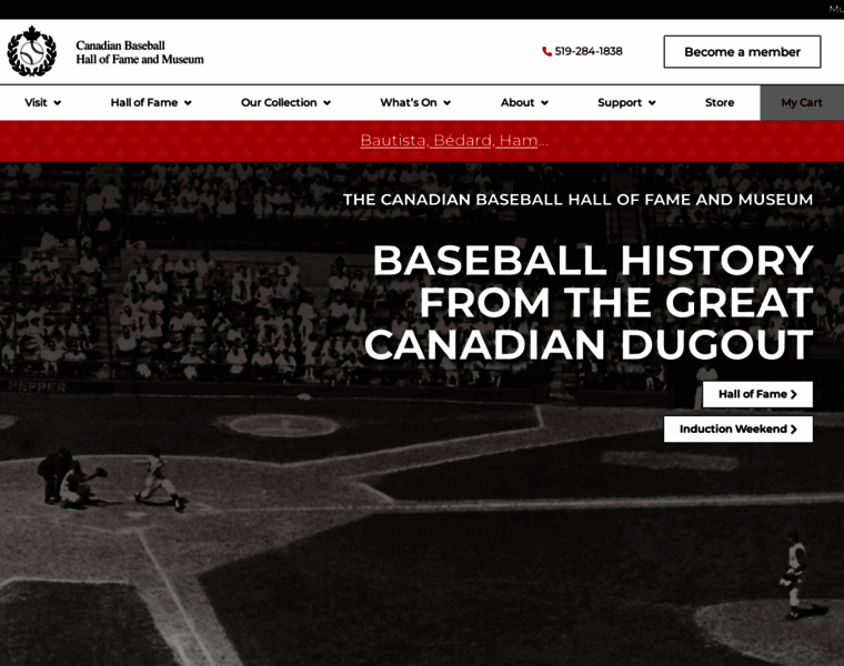 Baseballhalloffame.ca thumbnail Baseballhalloffame.ca thumbnail