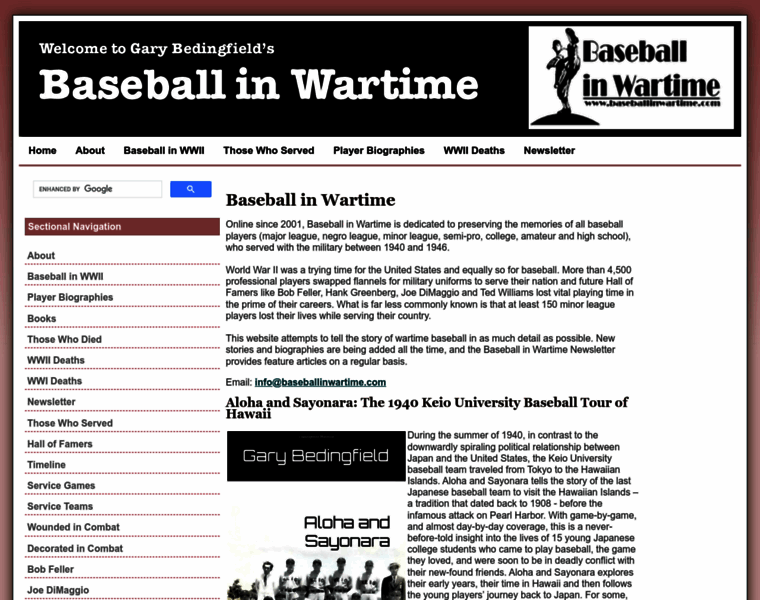 Baseballinwartime.com thumbnail