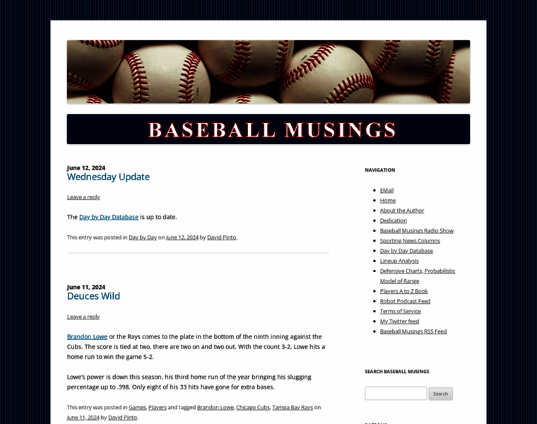 Baseballmusings.com thumbnail