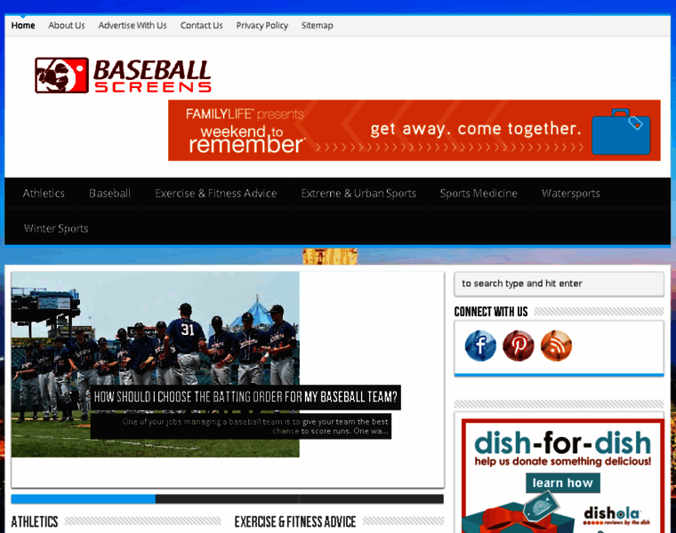 Baseballscreens.com thumbnail