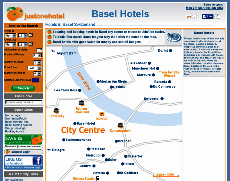 Baselhotels.co.uk thumbnail