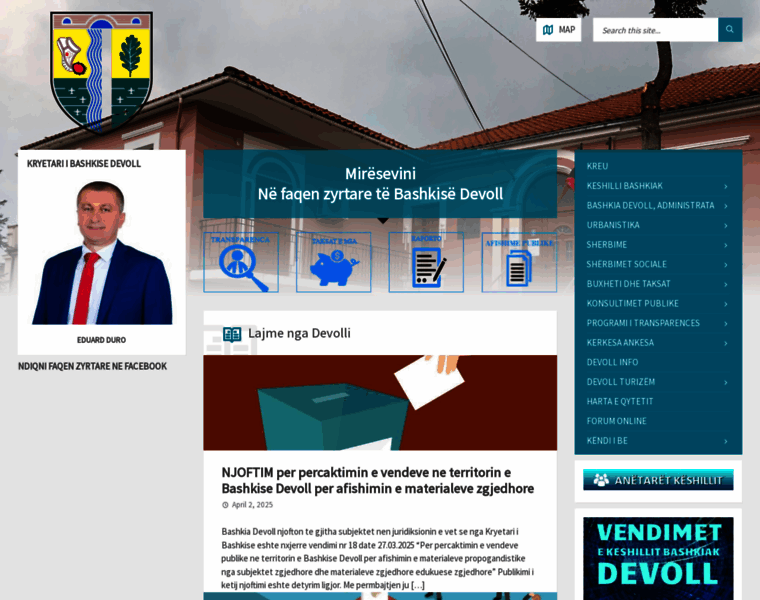 Bashkiadevoll.gov.al thumbnail