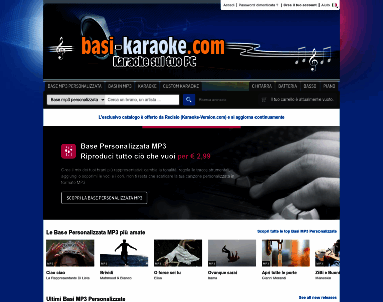 Basi-karaoke.com thumbnail