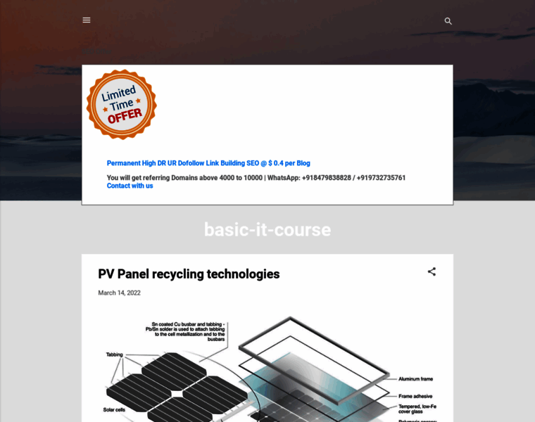 Basic-it-course.blogspot.com thumbnail