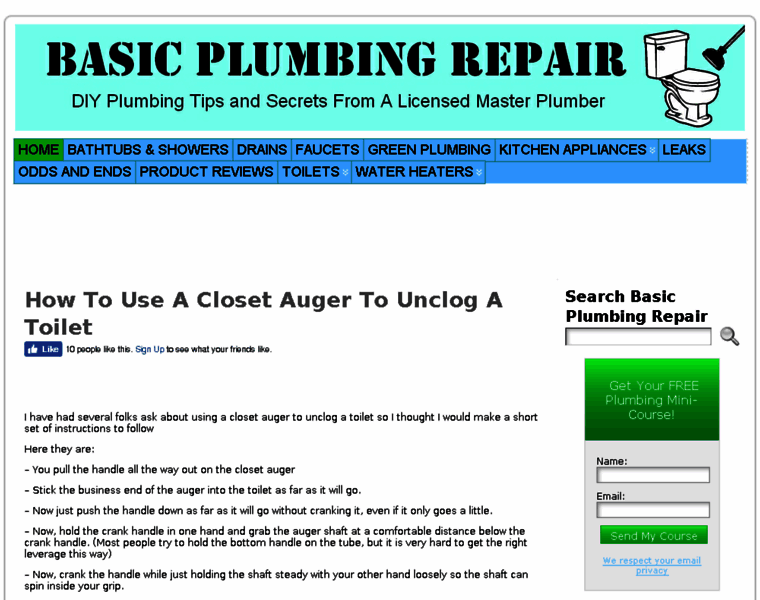 Basicplumbingrepair.com thumbnail