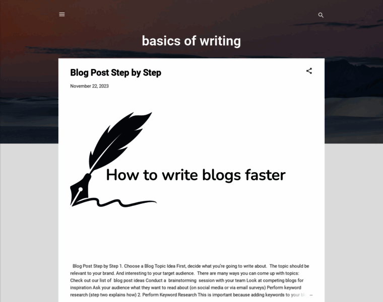 Basics-of-writing.blogspot.com thumbnail