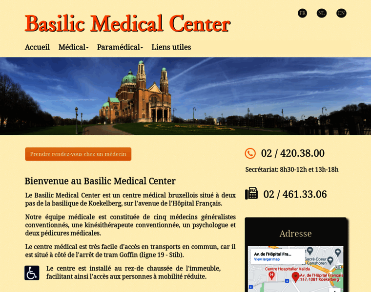 Basilicmedicalcenter.be thumbnail