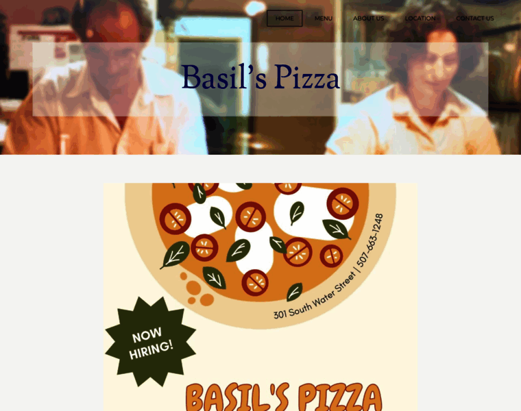 Basilspizza.net thumbnail