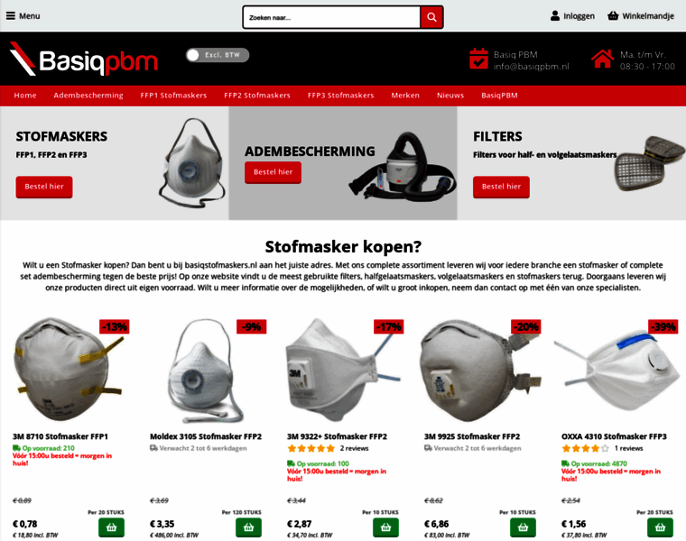 Basiqstofmaskers.nl thumbnail