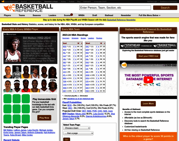 Basketball-reference.com thumbnail