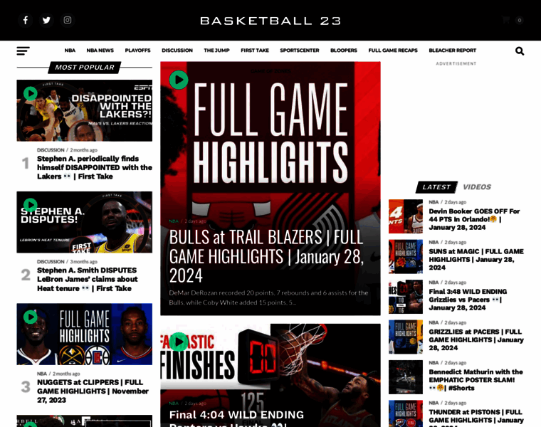 Basketball23.com thumbnail