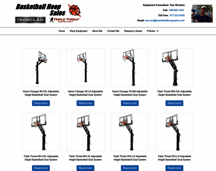 Basketballhoopsales.com thumbnail