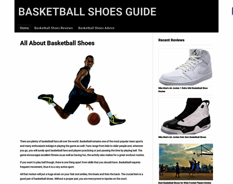 Basketballshoesguide.com thumbnail