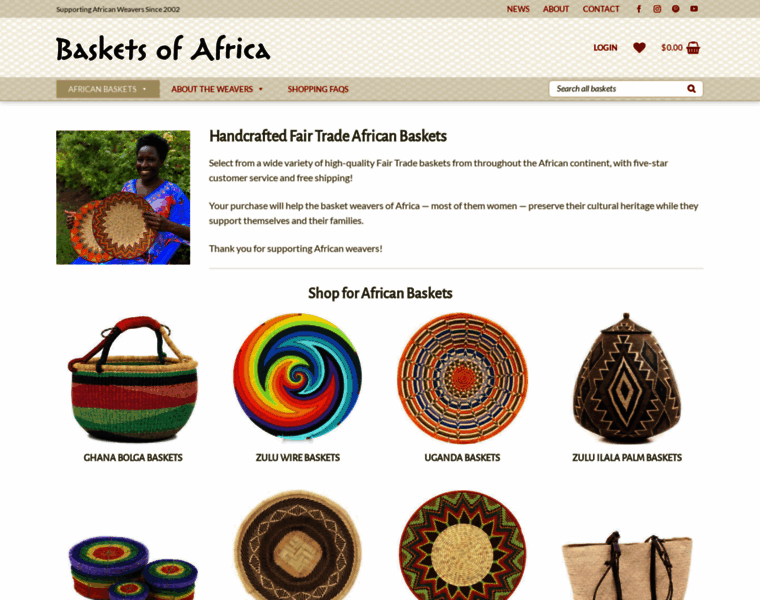 Basketsofafrica.com thumbnail