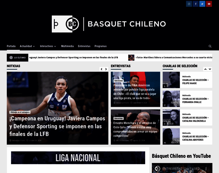 Basquetchileno.cl thumbnail