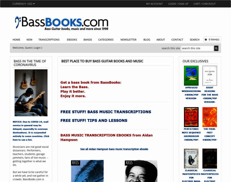 Bassbooks.com thumbnail