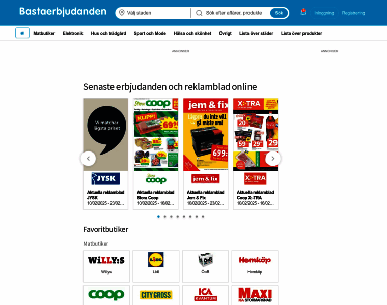 Bastaerbjudanden.se thumbnail