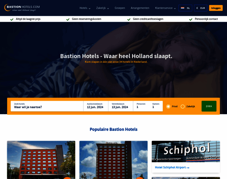 Bastionhotels.nl thumbnail