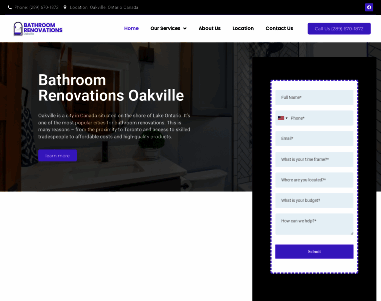 Bathroomrenovationsoakville.ca thumbnail