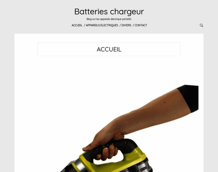 Batteries-chargeur.fr thumbnail