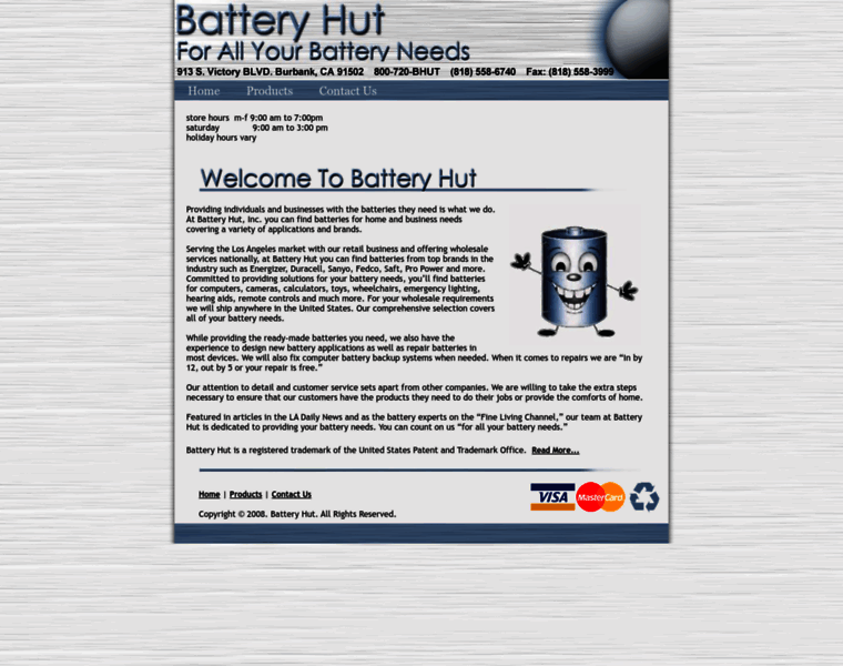 Battery-hut.com thumbnail