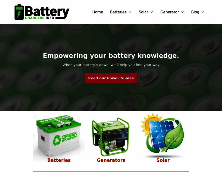 Batterychargersinfo.com thumbnail