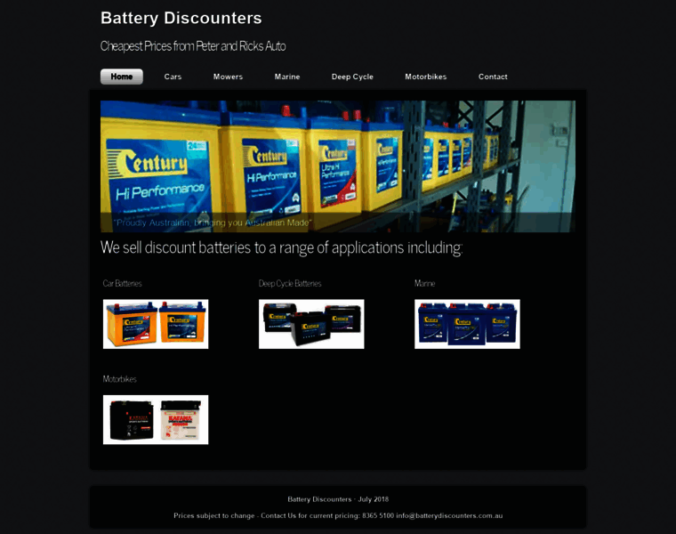 Batterydiscounters.com.au thumbnail