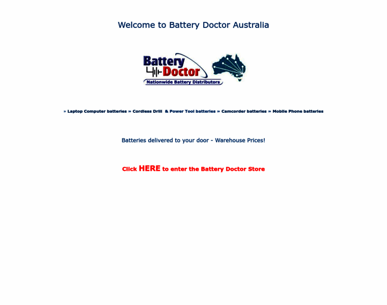 Batterydoctor.com.au thumbnail